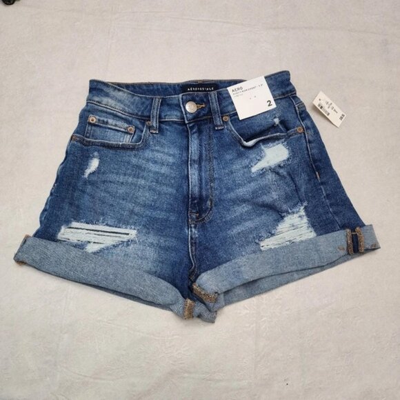 Aeropostale shorts size 2 aero curvy room stretch - Picture 1 of 7